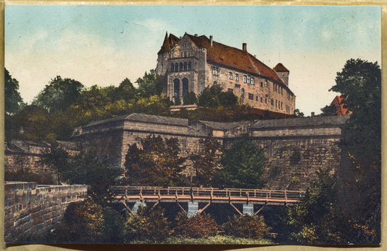 Vorschaubild Nürnberg: Burg. Postkarte Verlag Emil Degenkolb, Dresden-Blasewitz